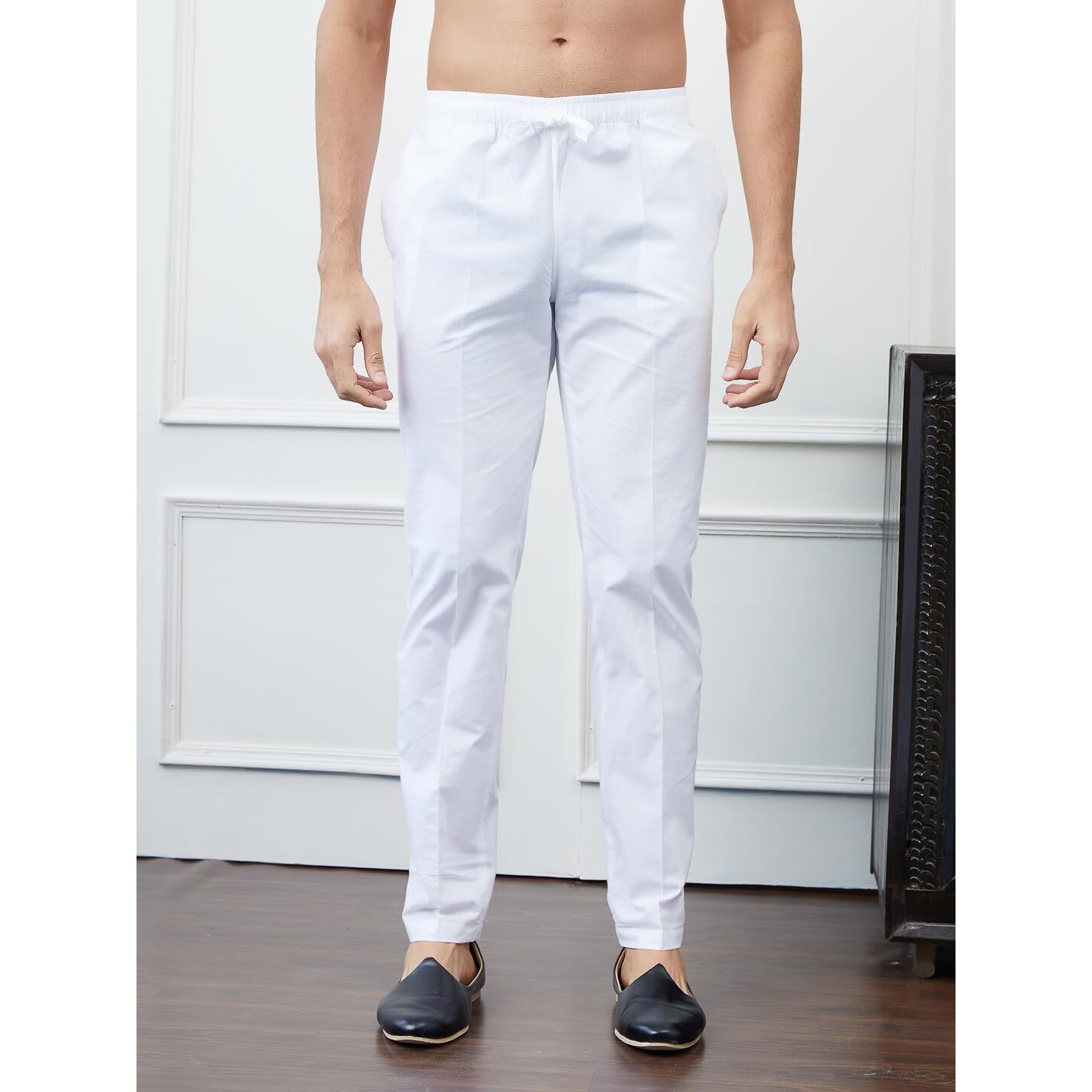 See Designs Full Sleeve Side Slit Beige Cotton Solid Straight Mandarin Collar Kurta With Pyjama - Sd2Kt_241401L