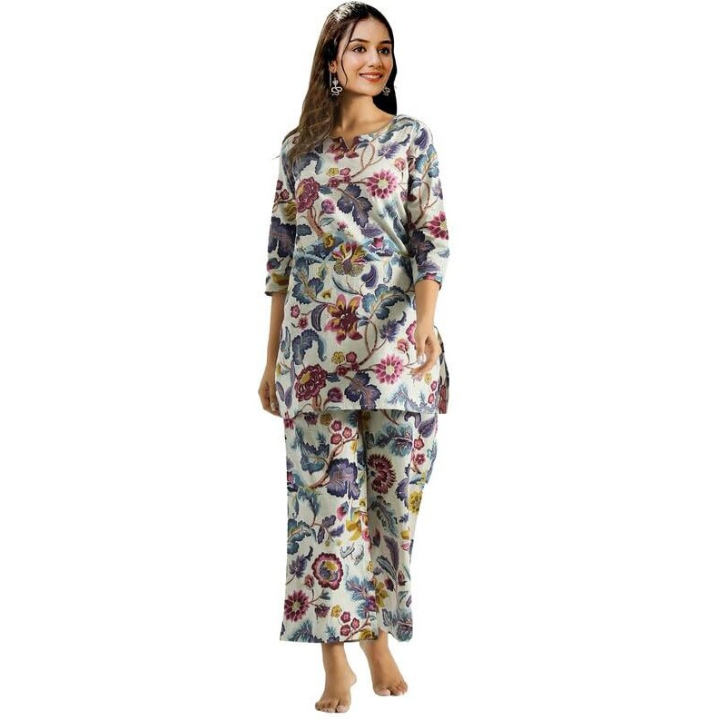 Toochki Women's Multi Color Floral Printed Rayon Stitched Dress | Dress For Women | A Line Dress | 3/4 Sleeve Dress | Western Dress | Latest Women Dress | Trendy Dress | Fashionable