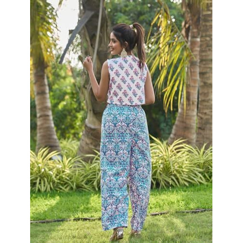 Leriya Fashion Women Rayon Blend Ethnic Wear Formal Kurta Co-Ord Set (Lf-W1986&Tr1000-Xl-White White)