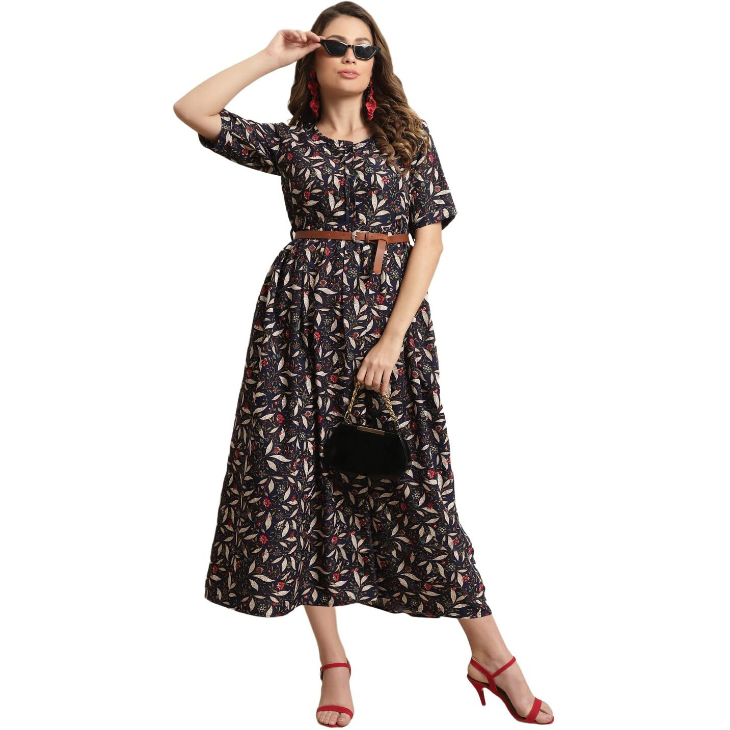 Tee Projekt Womens Black Forest Gown Dress