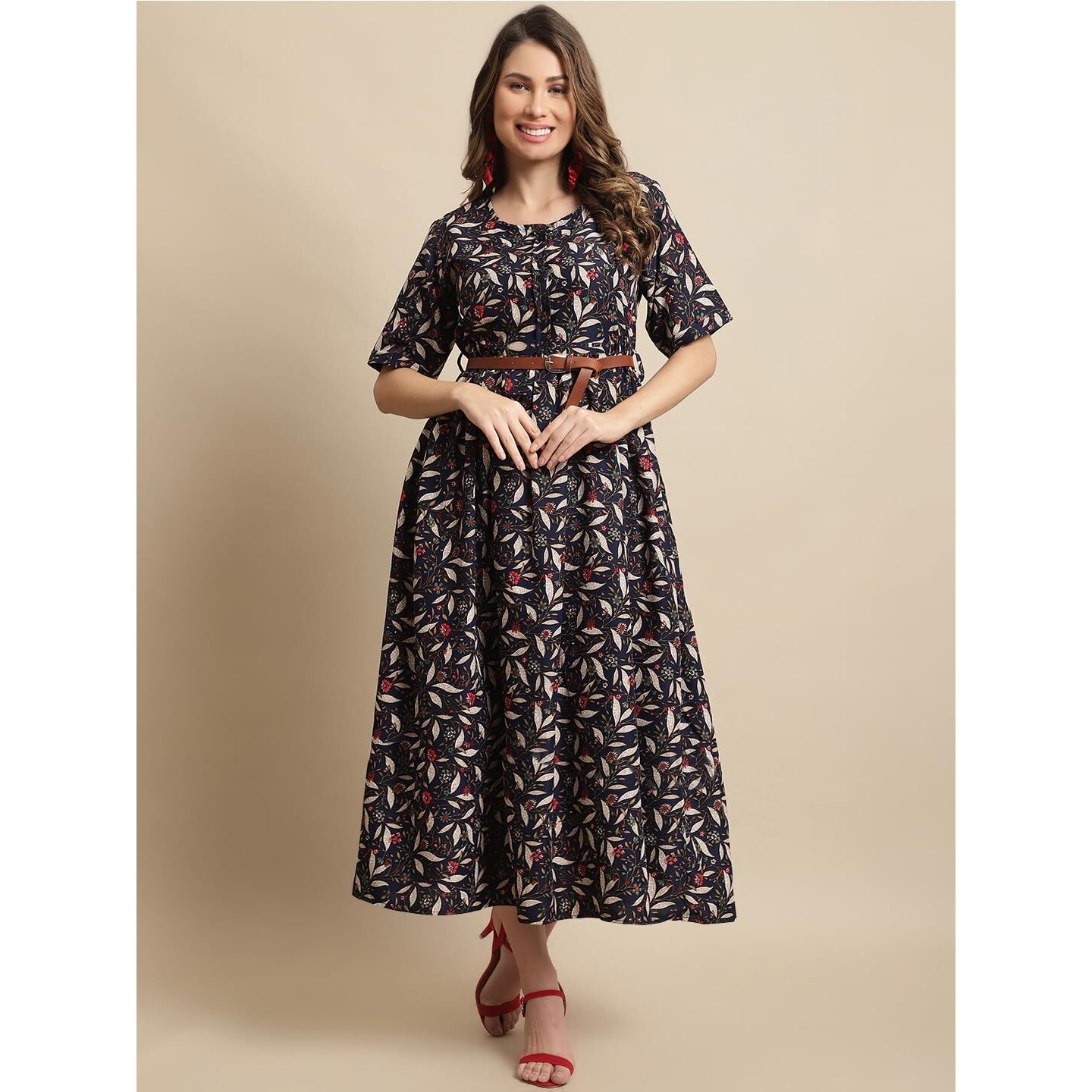 Tee Projekt Womens Black Forest Gown Dress