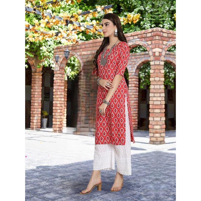 Pinkmint Crepe Printed Kurti For Womens College Wear Kurti Festival Wear Kurti For Women (Pack Of 5)