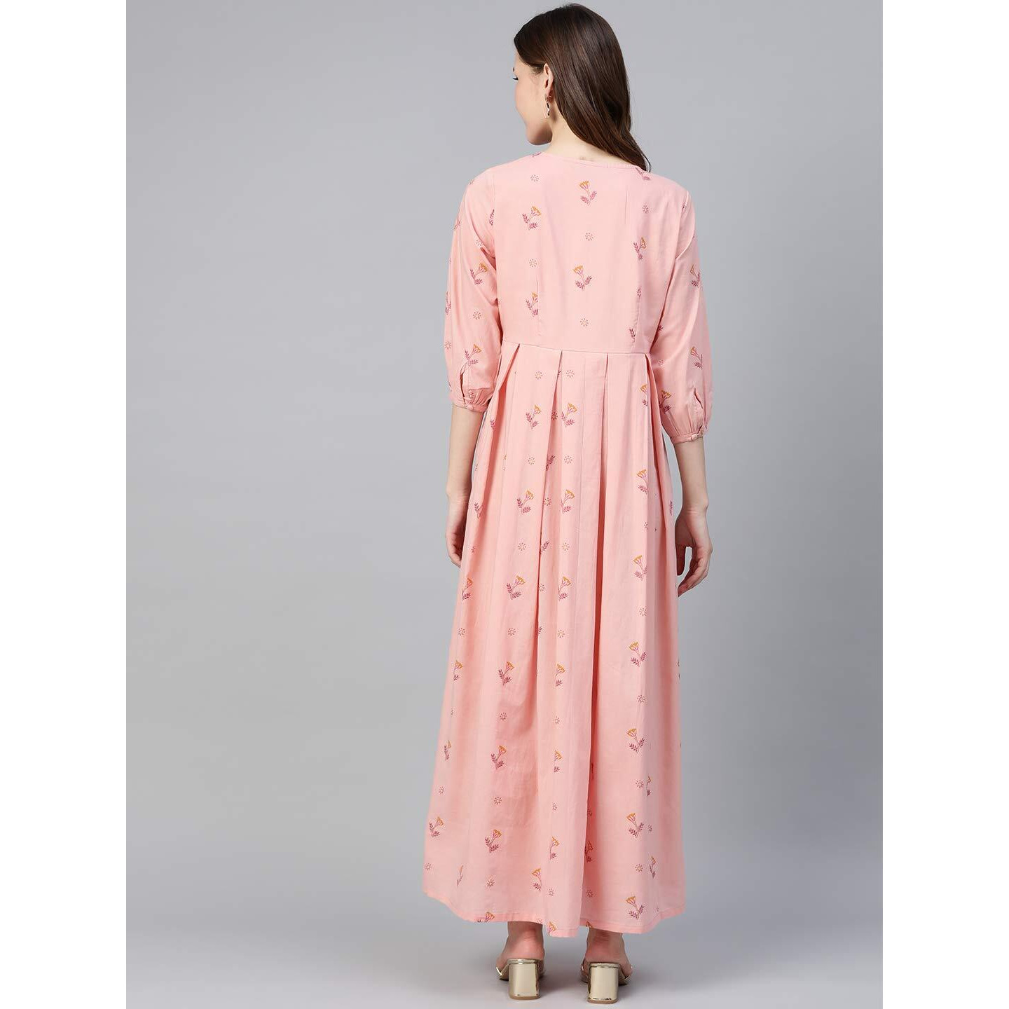Idalia Pink Box Pleated Dress
