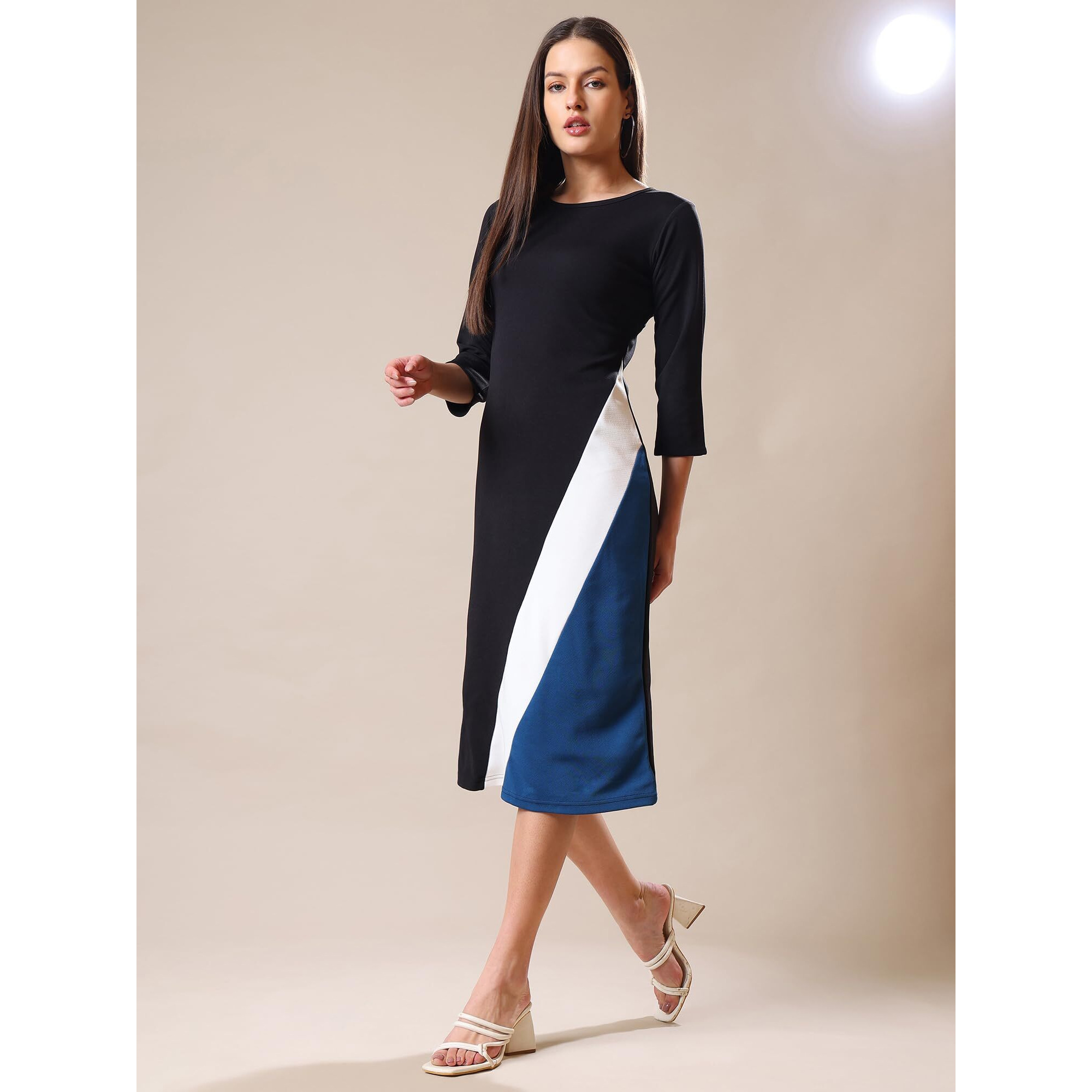 Purvaja Womens Bodycon Knee Length Dress(Lucy-342-348) (Bely-198_2Xl_Teal)