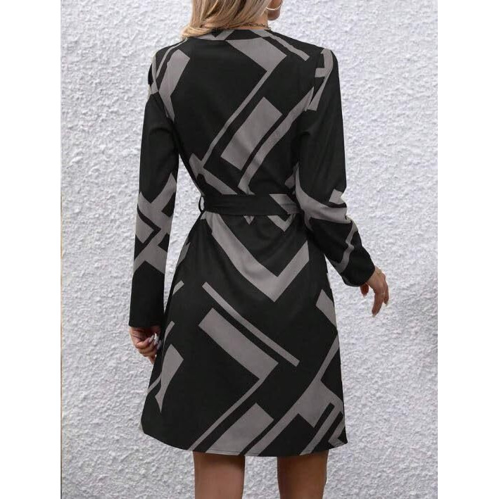 Leriya Fashion Viscose Rayon Western Above The Knee Women Party Dress (Lf-Wd1274_Black