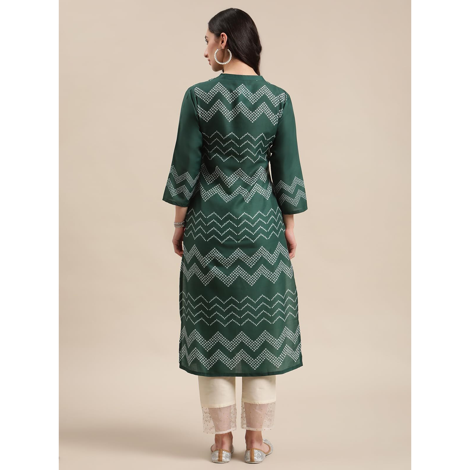Varanga Womens Silk Regular Kurta Set (Nv_Vkur08_Green