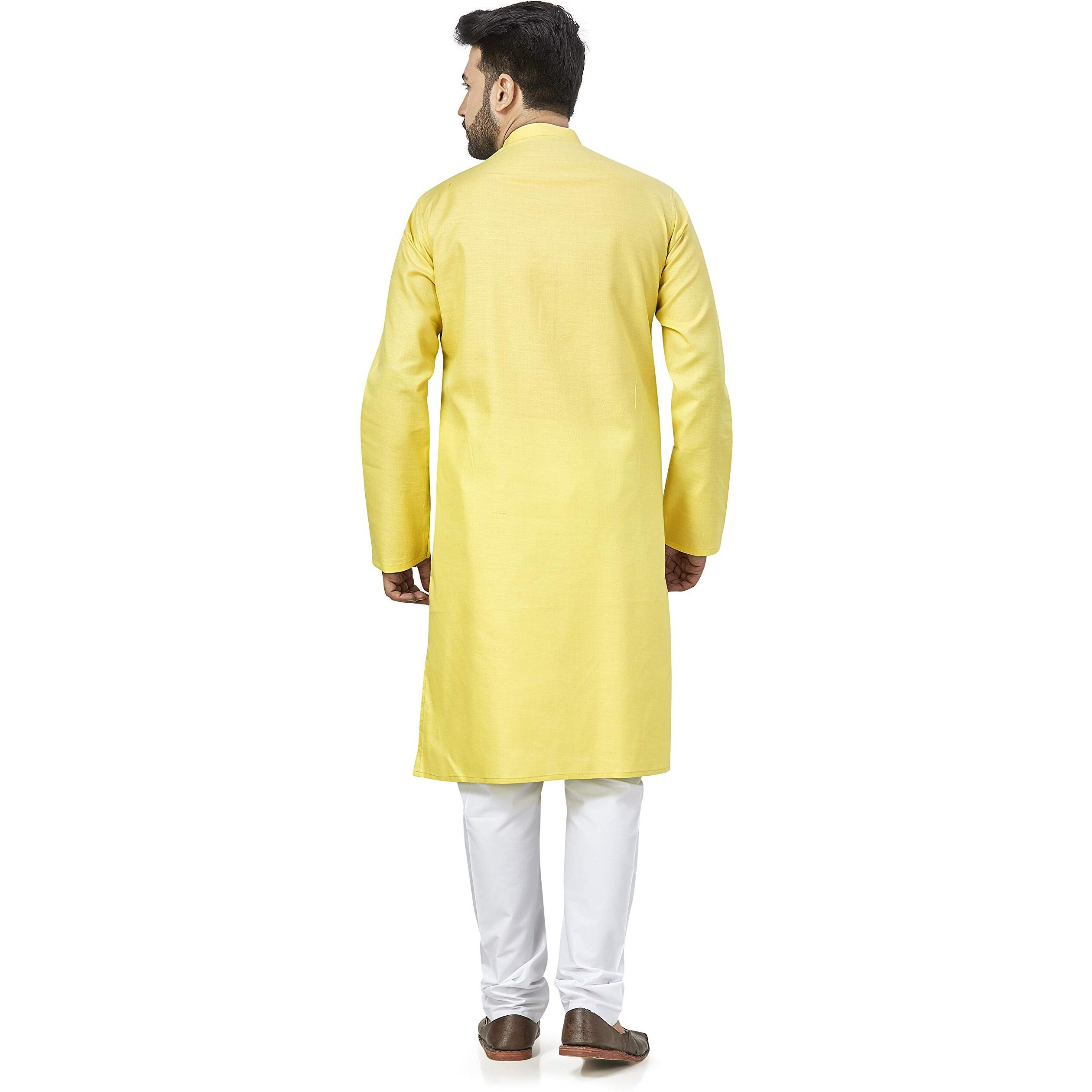 Be Active Cotton Blend Mens Ethnic Regular Only Kurta Multi Solid Colored
