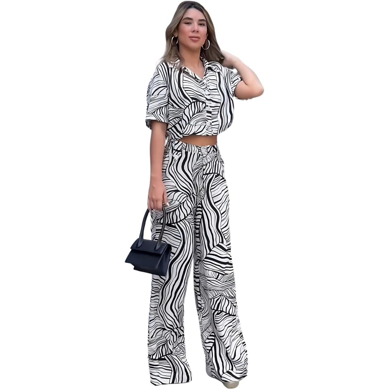 Leriya Fashion Rayon Women Co-Ord Set Dress (Lf-W2015&Tr1011_Black