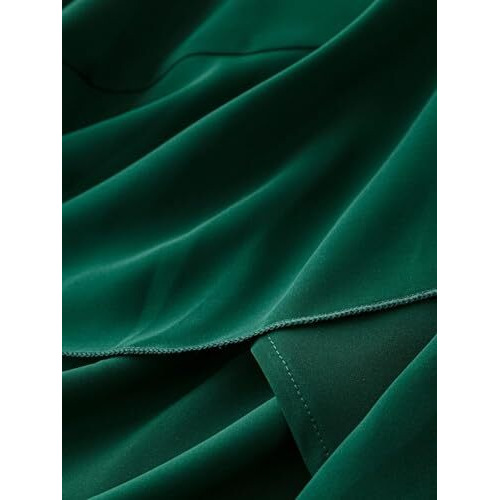 Litzo Women's Lycra A-Line Maxi Dress (L-58-S_Green