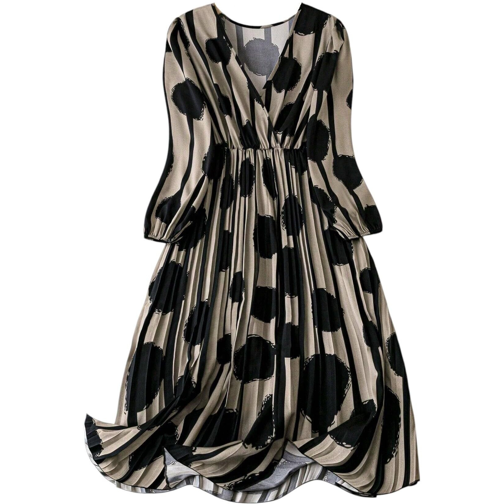 Litzo Womens Cotton A-Line Maxi Dress (L-62-Xl_Brown