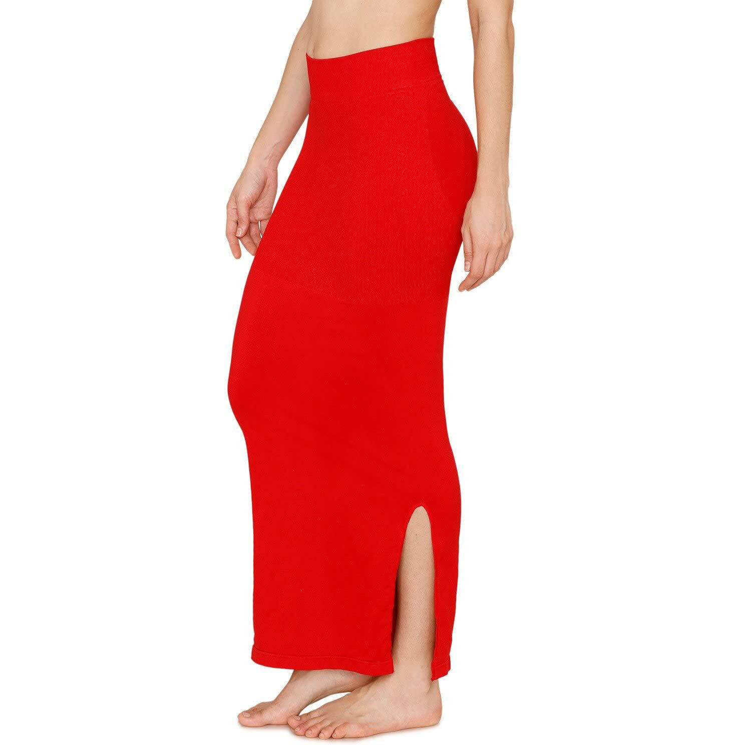 Zivame Seamless All Day Mermaid Saree Shapewear - Tango Red