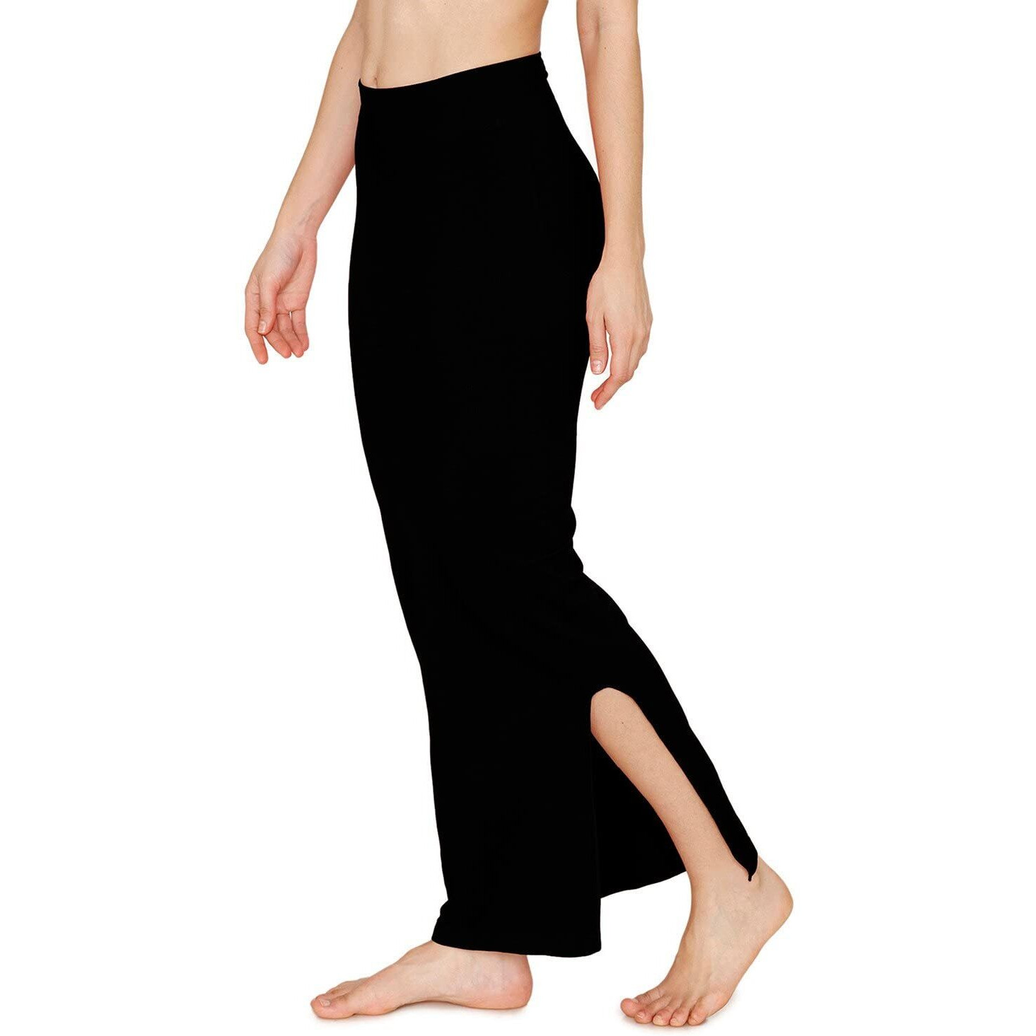 Zivame All Day Seamless Mermaid Saree Shapewear |Shaping Petticoat- Black