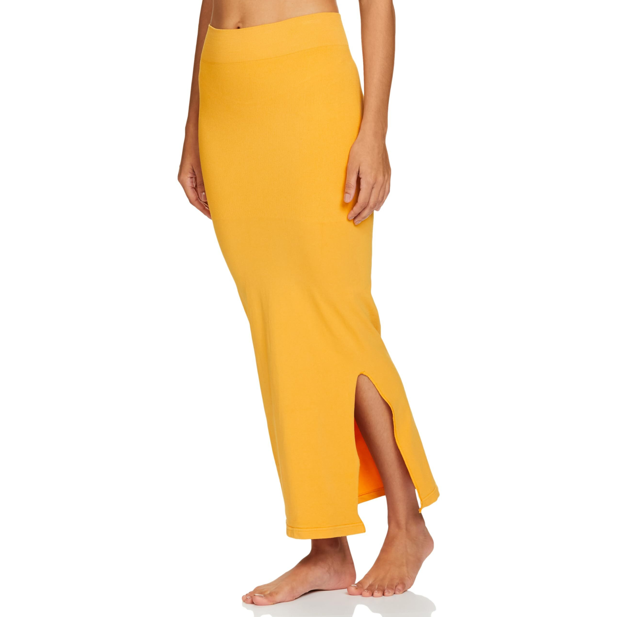 Zivame Seamless All Day Mermaid Saree Shapewear - Mustard