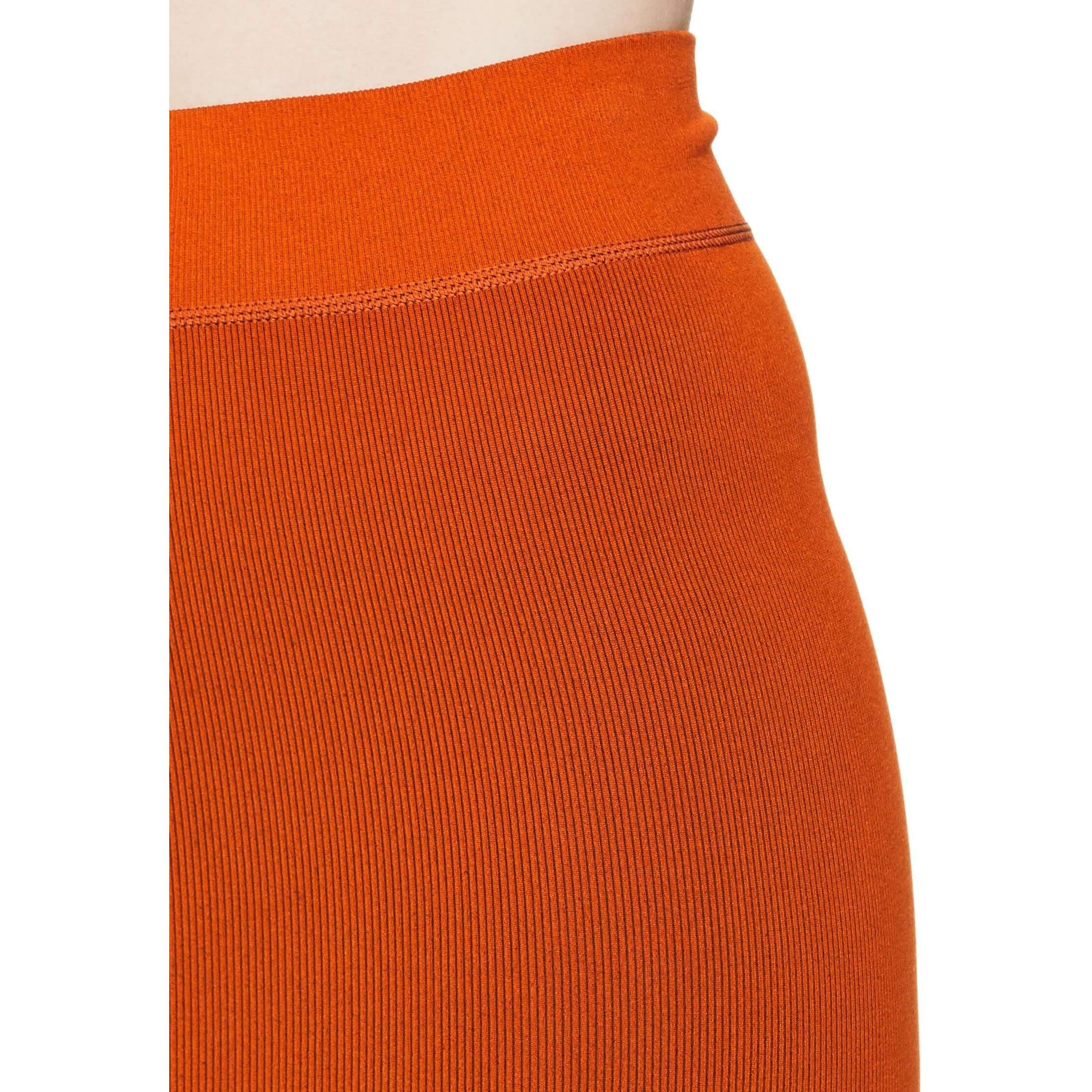 Zivame All Day Flared Mermaid Reversible Saree Shapewear - Persimmon Orange N Jet Black