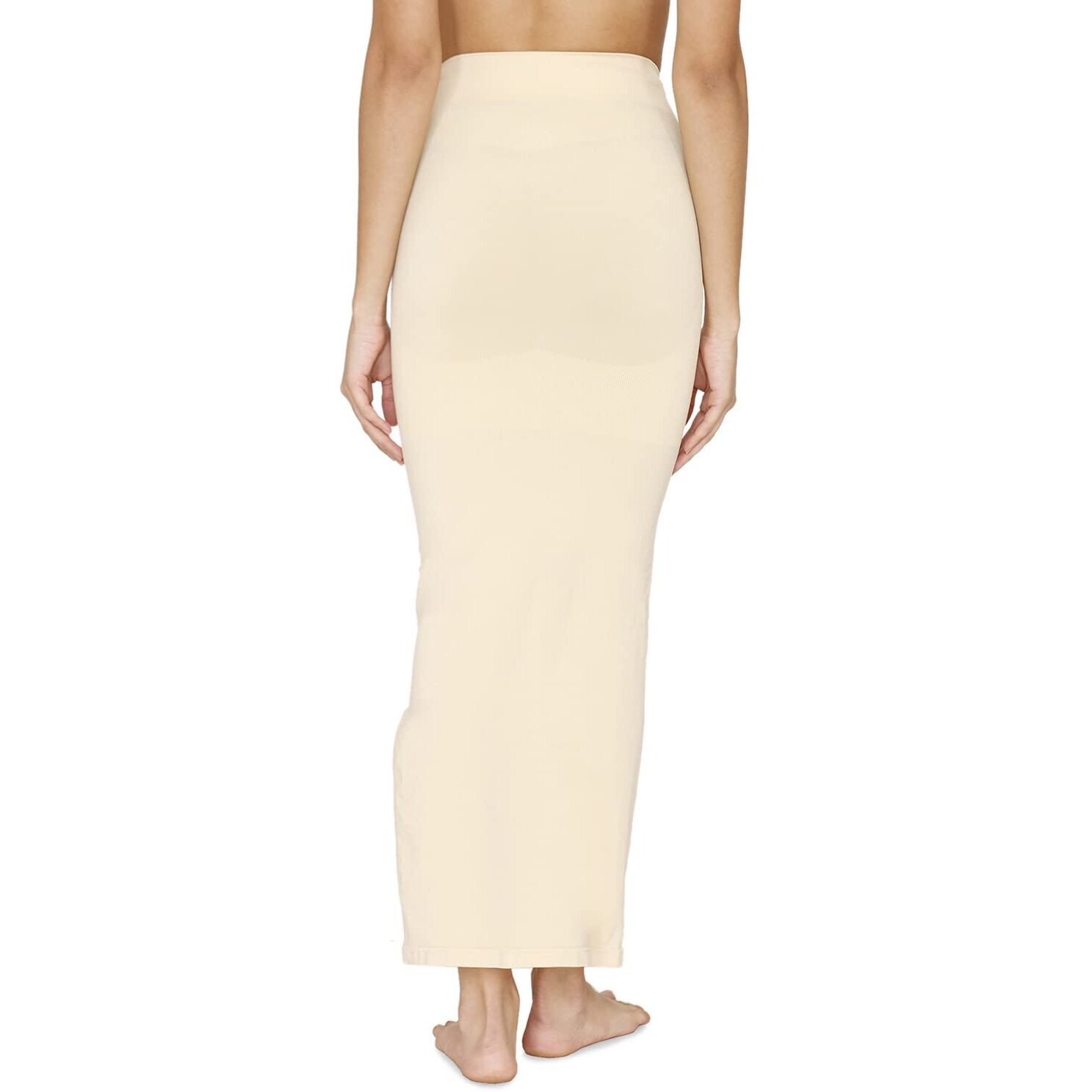 Zivame All Day Seamless Mermaid Saree Shapewear With Removable Drawcord |Shaping Petticoat- Skin 1