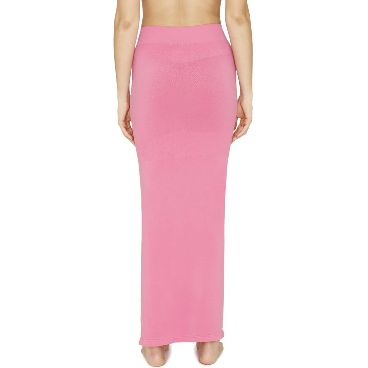 Zivame All Day Seamless Mermaid Saree Shapewear With Removable Drawcord |Shaping Petticoat- Pink