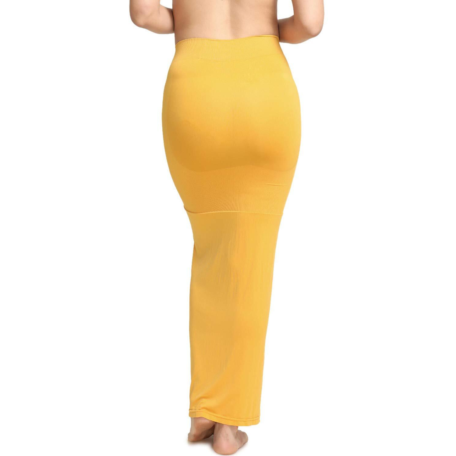 Zivame Womens Thigh Slimmer (Zi3022-Mustard_Orange_L)