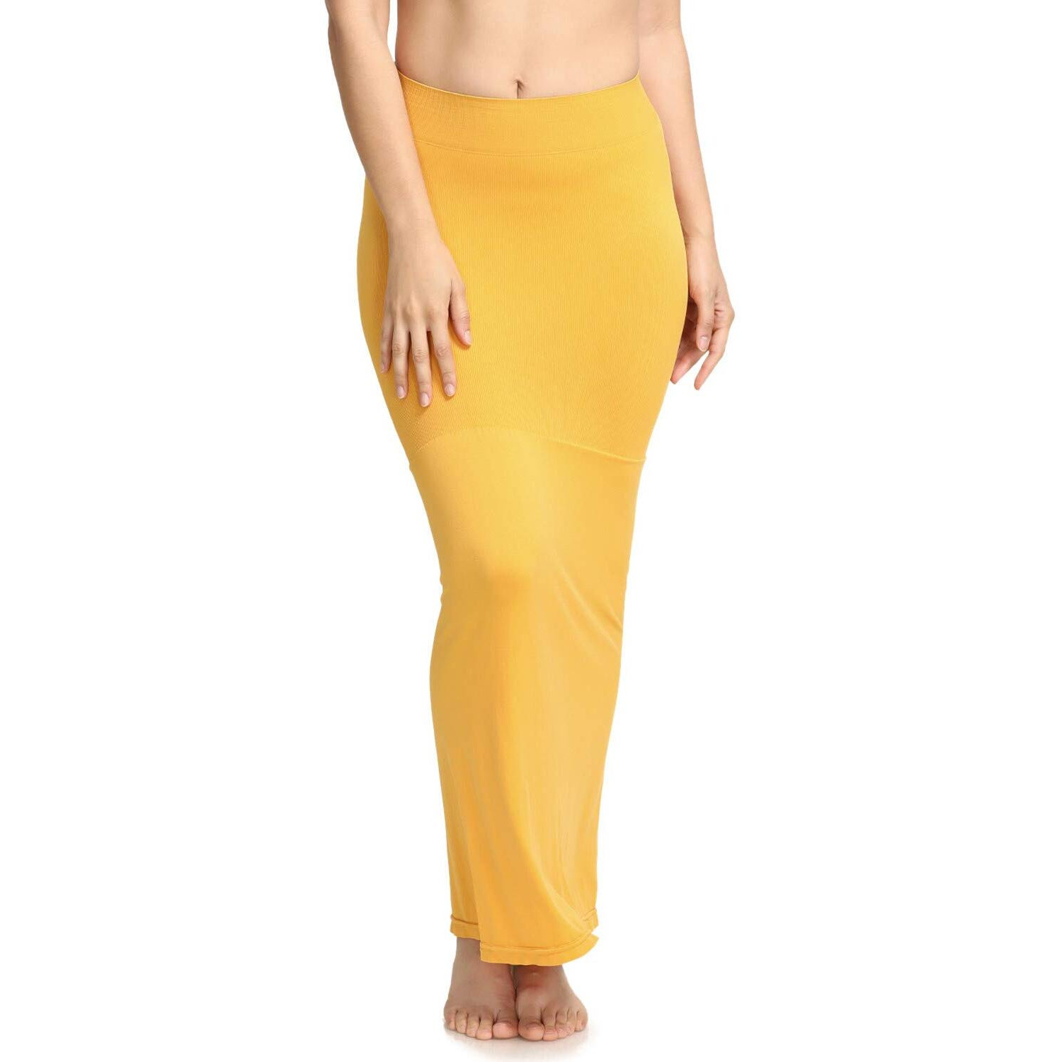 Zivame Womens Thigh Slimmer (Zi3022-Mustard_Orange_L)