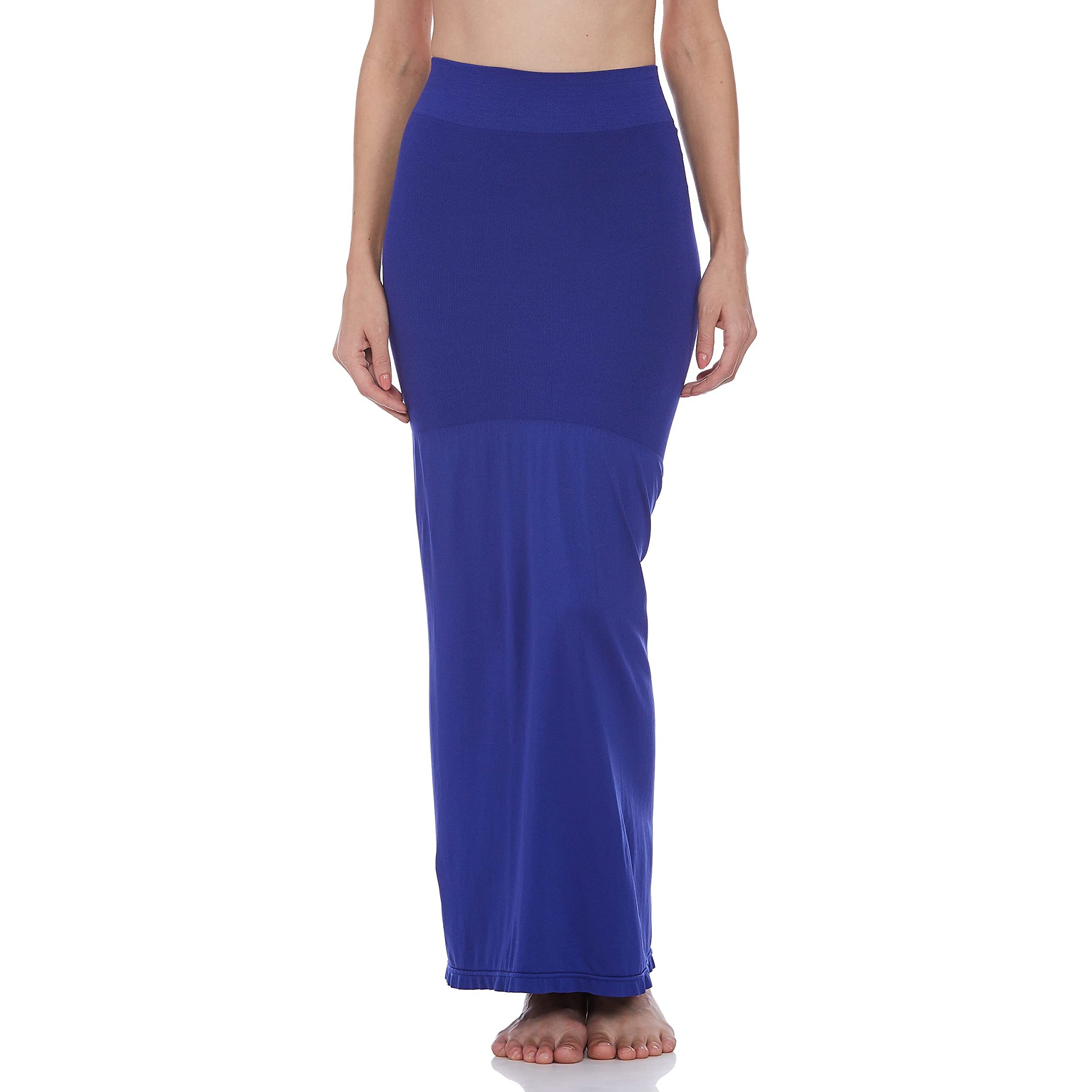 Zivame Womens Solid Straight (Zi3022-Sodalite Blue Large)