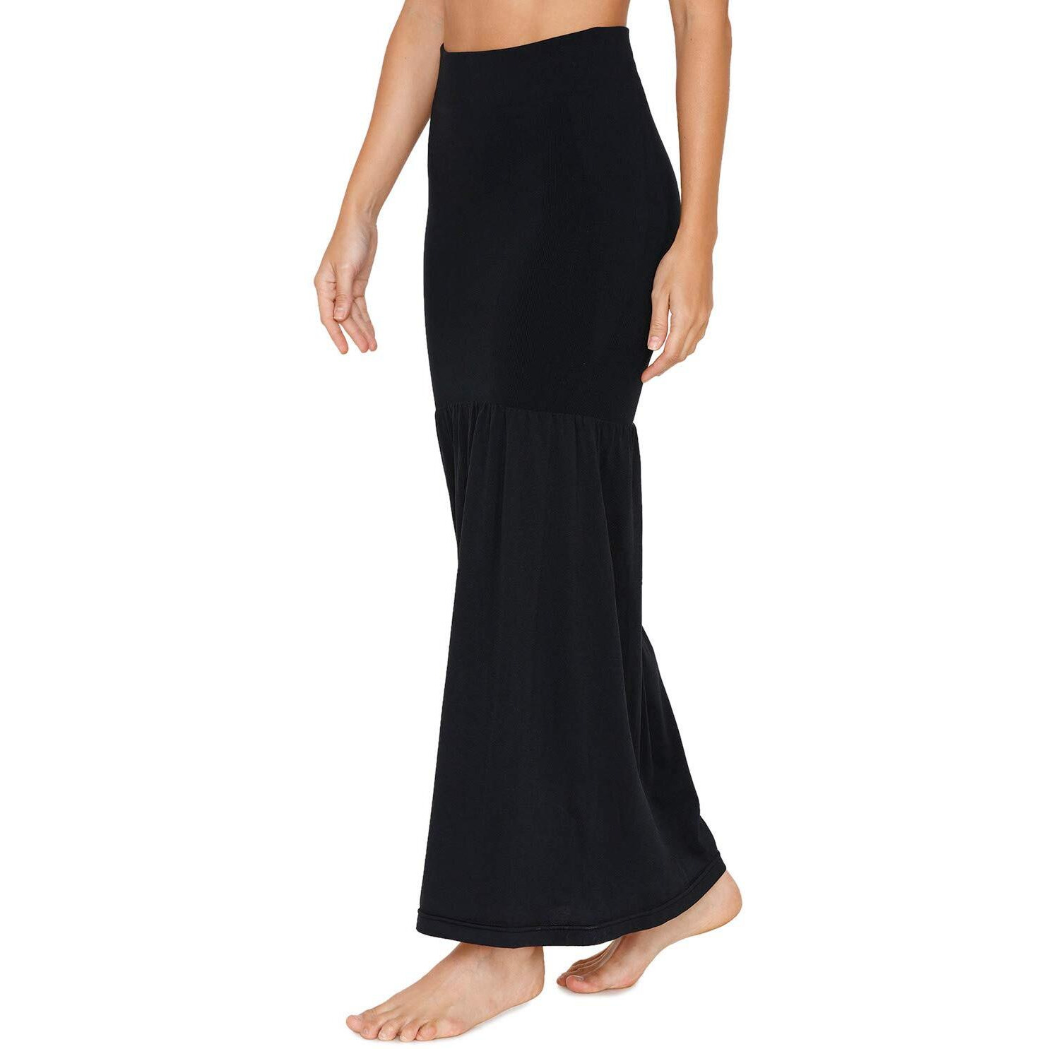 Zivame Womens Polyester Saree Waist Shapewear (Pack Of 1) (Zi3068Fash0Blaksmall_Black_Small)