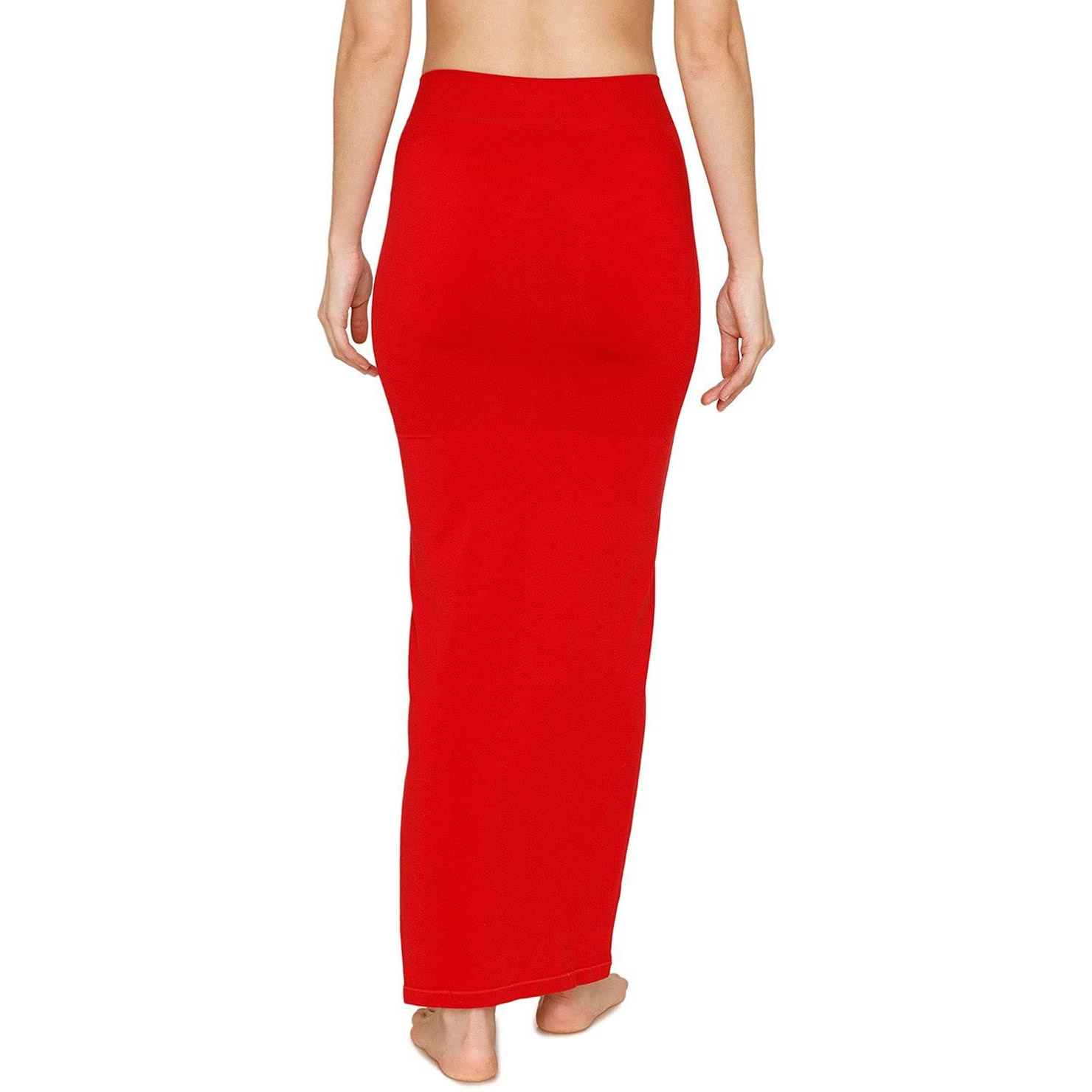 Zivame All Day Slit Mermaid Saree Shapewear |Shaping Petticoat- Red Bud