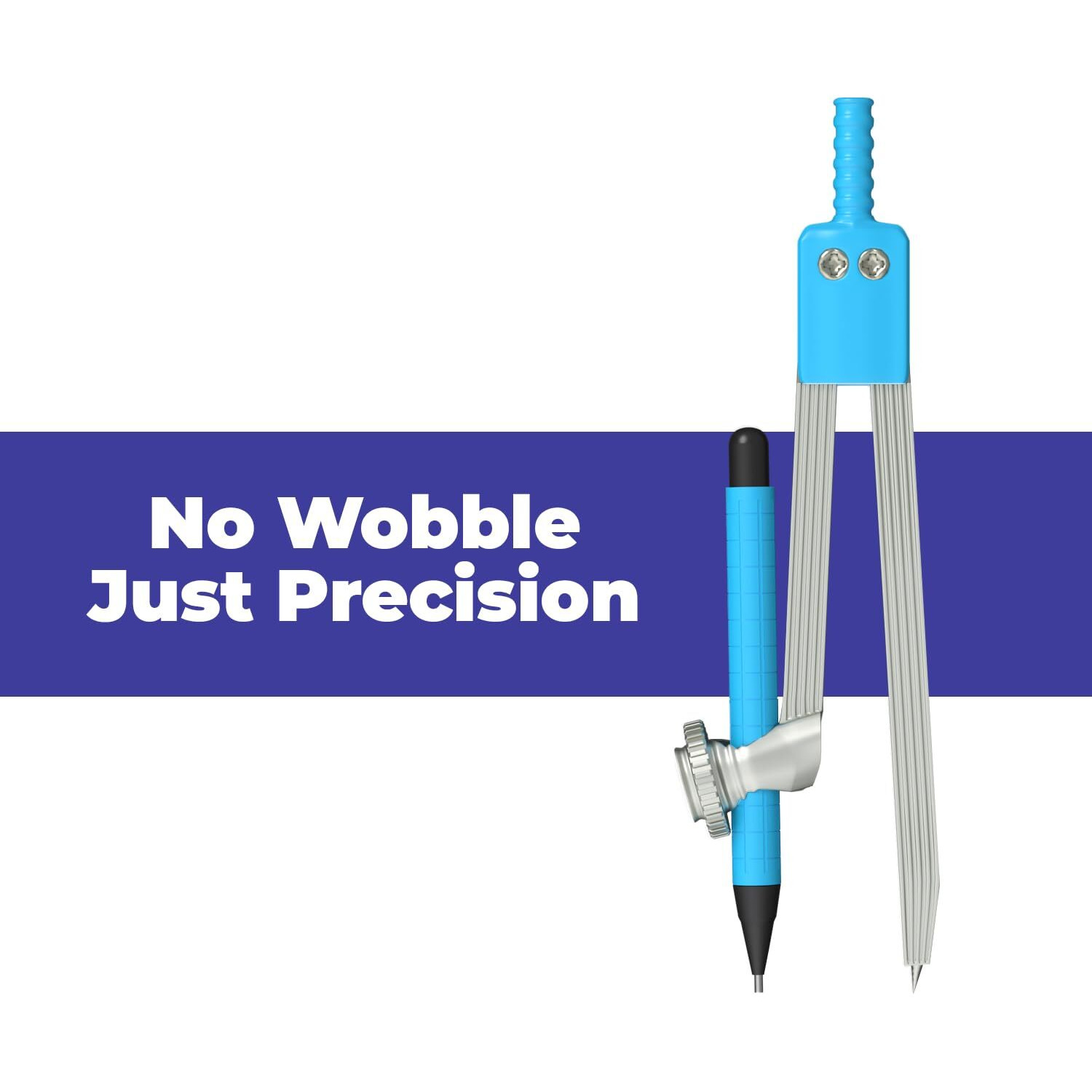 Classmate Archimedes Geometry Box | Long-Lasting Die-Cast Instruments | Compass & Set-Square | Protractor & Set-Square | Best Accuracy Guaranteed | Best Geometry Box for Kids