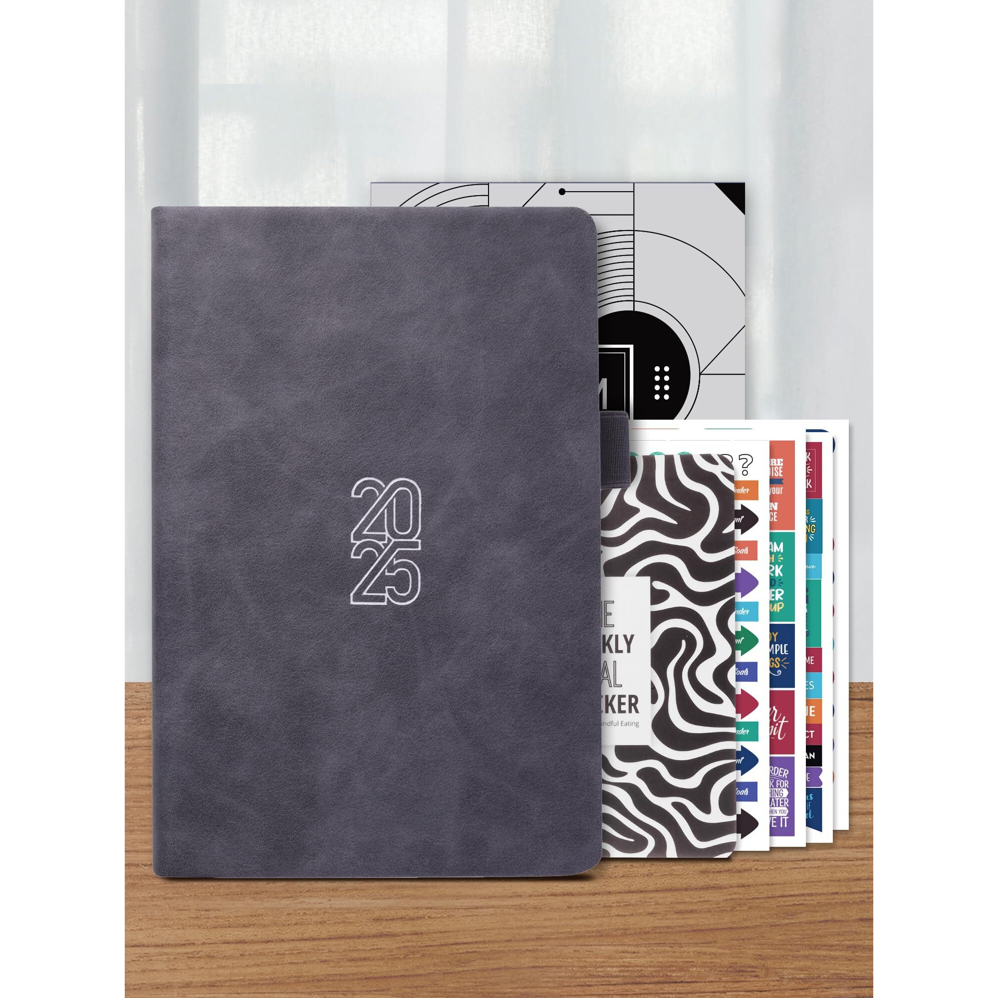 DOODLE | 2025 A5 Productivity Planner Kit | Undated | Hard Bound |288 Pages |12 Monthly Planners + Pocket Meal Planner + 200+ Stickers + Motivational Quote Cards + Tear Away Bookmarks l Activity Tracker l Monthly Review Pages l to do Lists [2025]