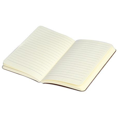 DOODLE Pocket Size PU Leather Executive Notebook Diary I B6 l 80 GSM, 160 Single Ruled Pages Diary for Men, Office Diary