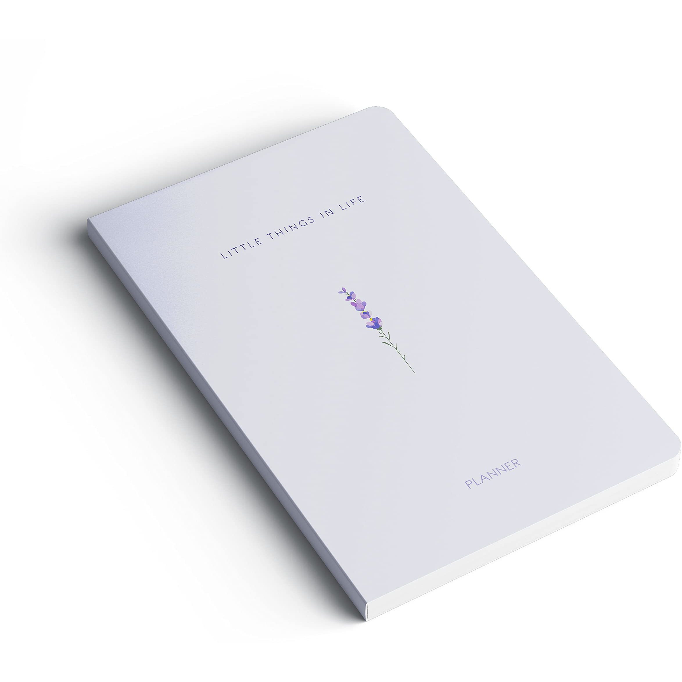 FACTOR NOTES Undated Planner 12 Months Ultimate organizer | Monthly & Weekly Layouts | Schedule Appointments | Weekly Habit Trackers | Goal Setting | Free Stickers (Little things)