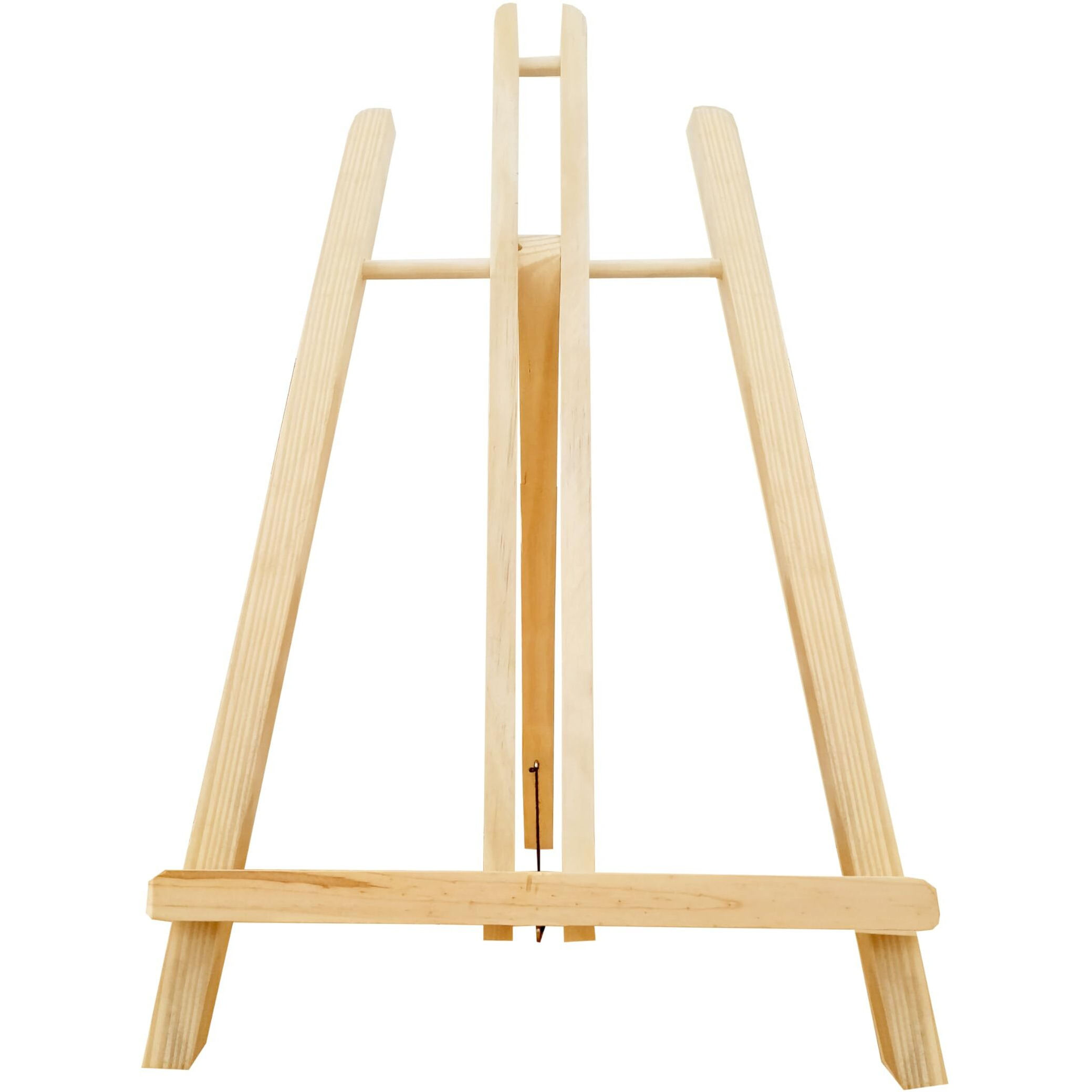 Eduway 24 Inch Wooden Easel Tripod Stand for Sketch Accessories/Natural Craft/Art/Painting/Mini Canvas/Business Card/Display Pack of 1