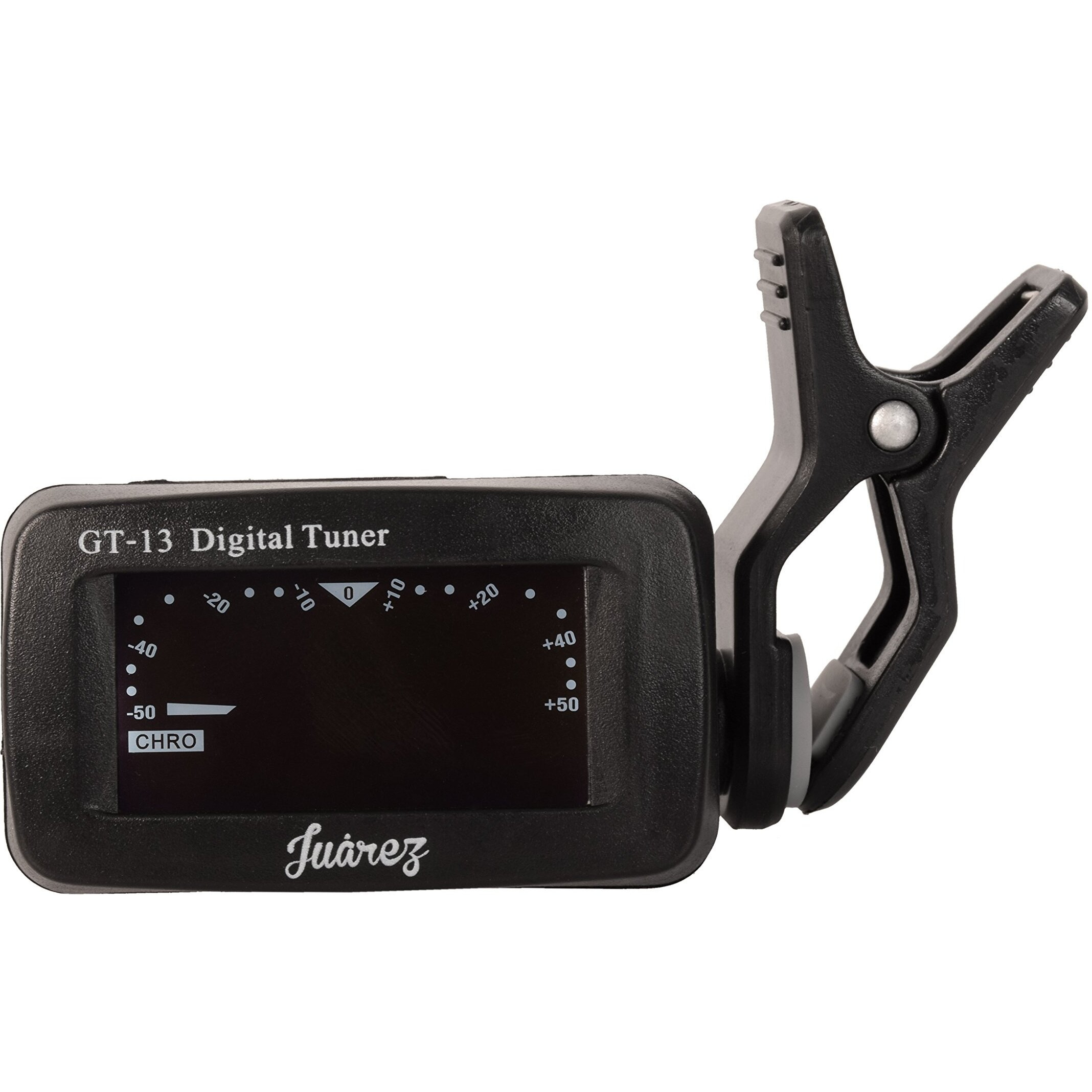 Jurez GT-13 Digital LCD Guitar Bass Violin Ukulele Clip On Automatic Chromatic Tuner