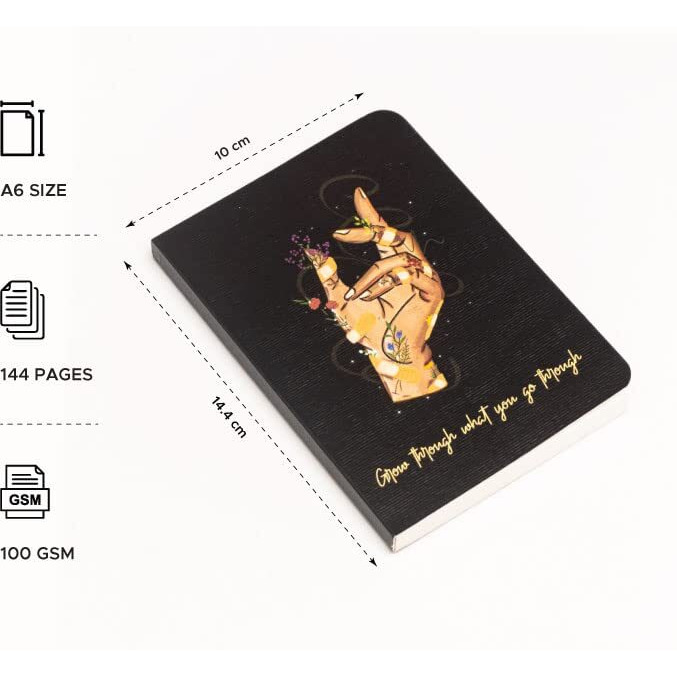 Factor Notes A6 Notebook Ruled | 90 Gsm | 160 Pages (Grow Through)