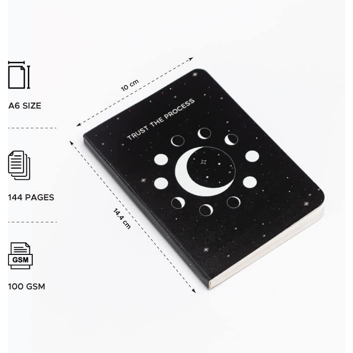 Factor Notes A6 Notebook Ruled | 90 Gsm | 160 Pages (Trust The Process)