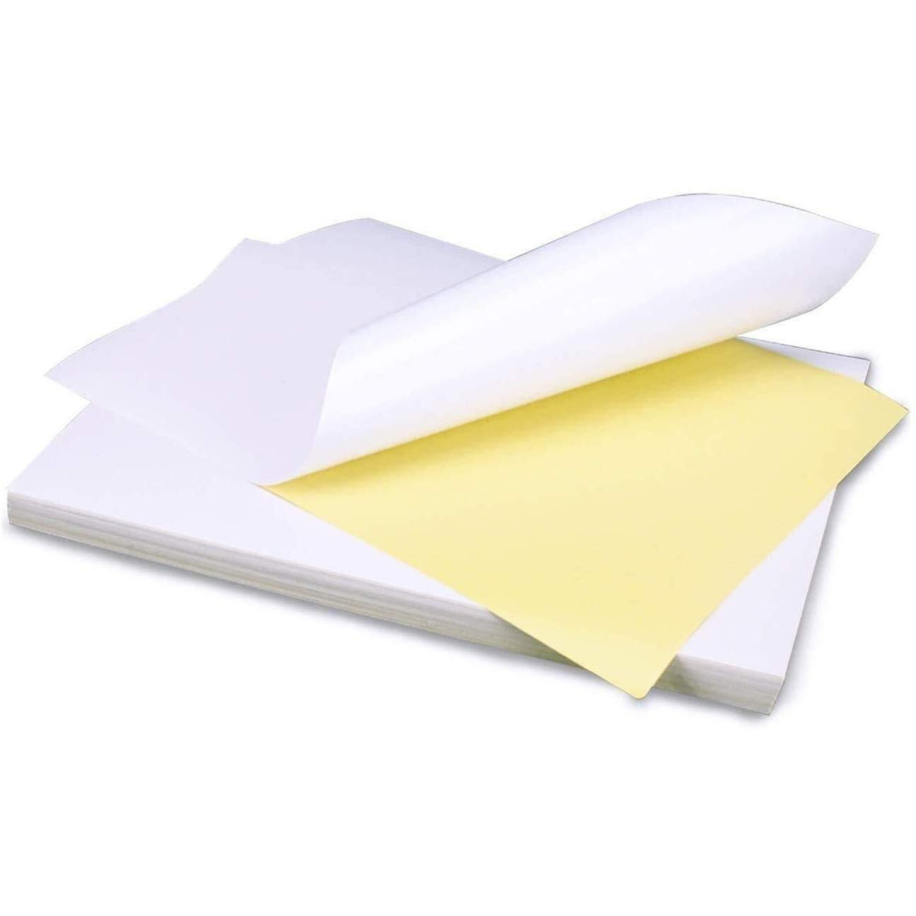 True-Ally Sticker Self-Adhesive Glossy Photo Paper A4 Size 120 Gsm For Inkjet Printer (White) Dries Quickly Diy Sticker Printing Label Art (A4-100 Sheets)