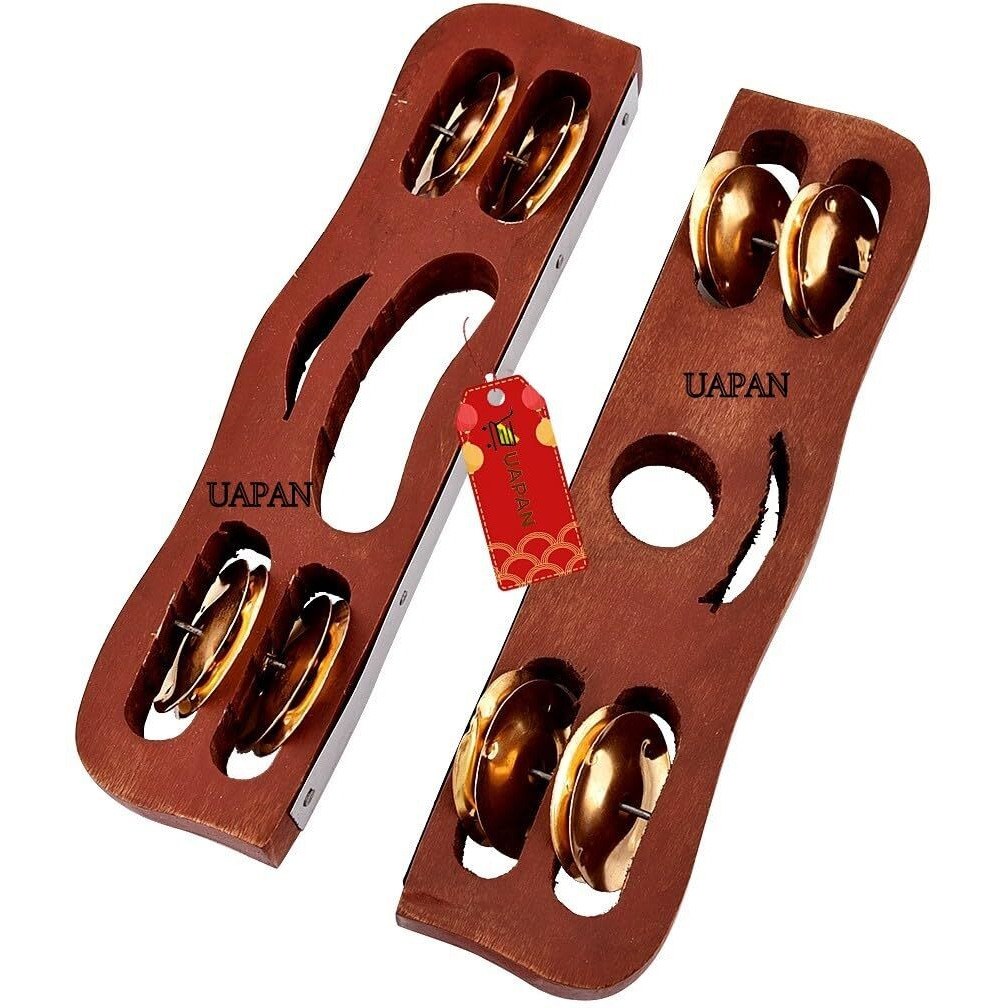 Uapan Wood Narad Muni Kartal For Kirtan I Bhajan Musical Instrument I Pair Of 1