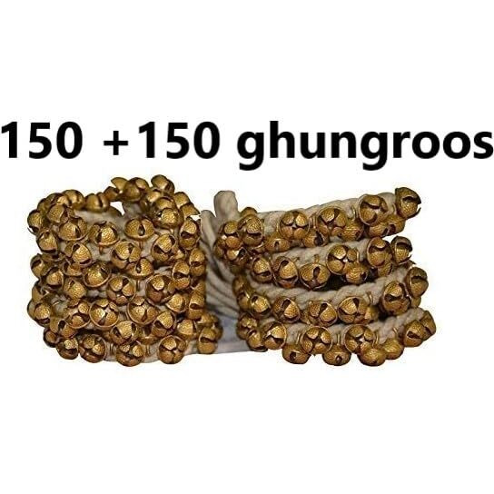 Uapan Ghungroo White Cotton String (150+150_1.4 Cm, Pair)