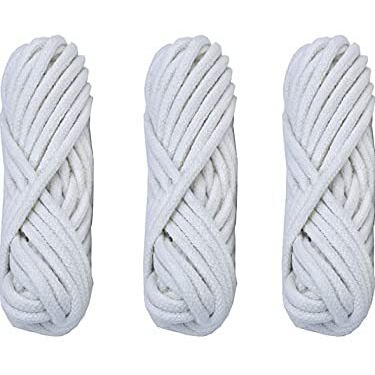 Uapan White Adjustable String Thick Dori For Ghungroos Classical Kathak,Bharatnatyam Kuchipudi, Odissi Ghungru Dance Gift (50 Mtr Thick Dori)