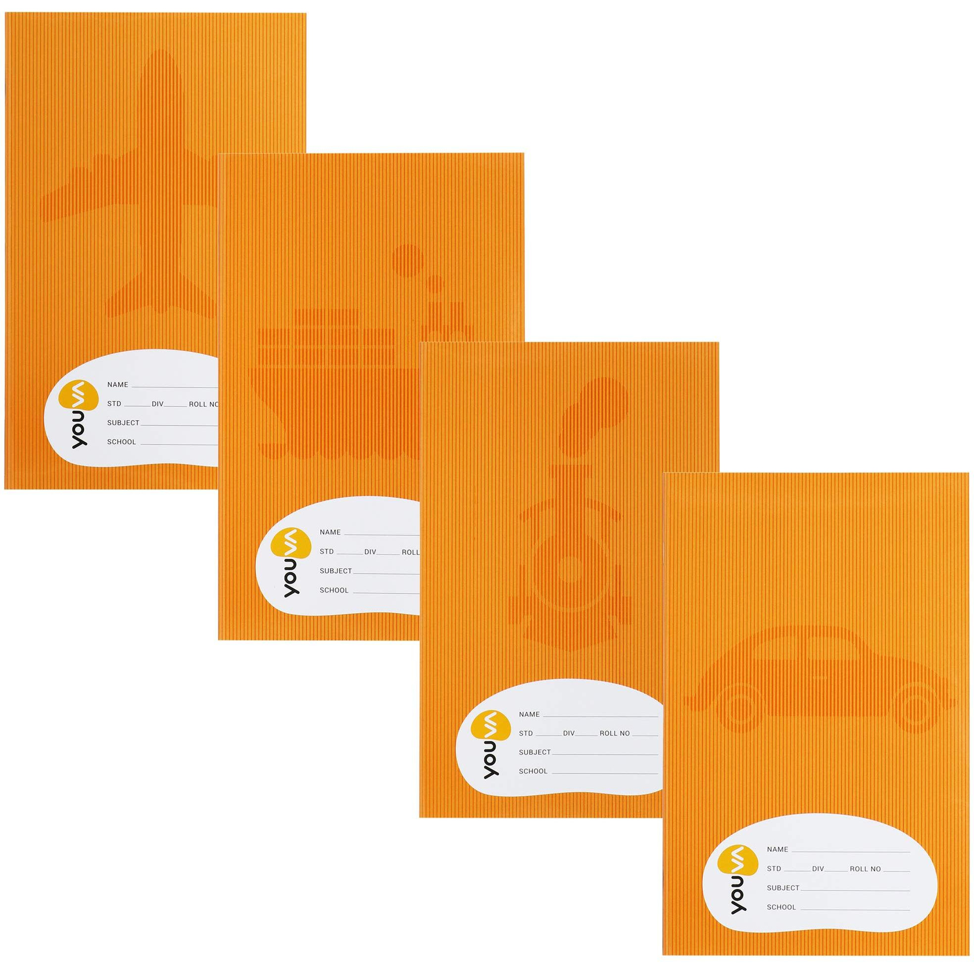 Navneet Youva | Brown Cover | Soft Bound Long Book | 17 Cm X 27 Cm | Single Line | 172 Pages | Pack Of 12