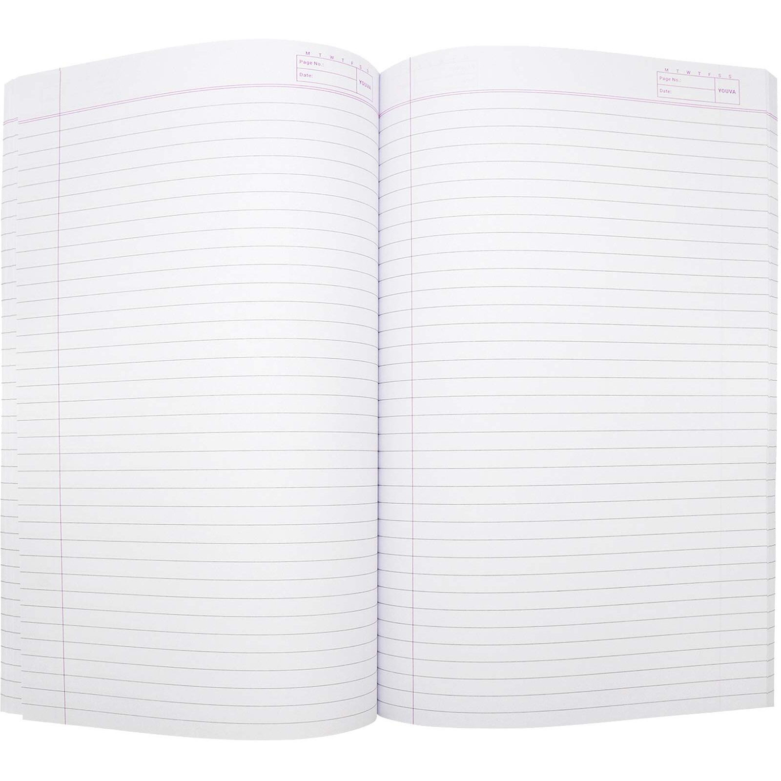 Navneet Youva | Soft Bound Long Book For Students And Office Executives | Foolscap Size 21 Cm X 33 Cm | Single Line | 228 Pages | Pack Of 3