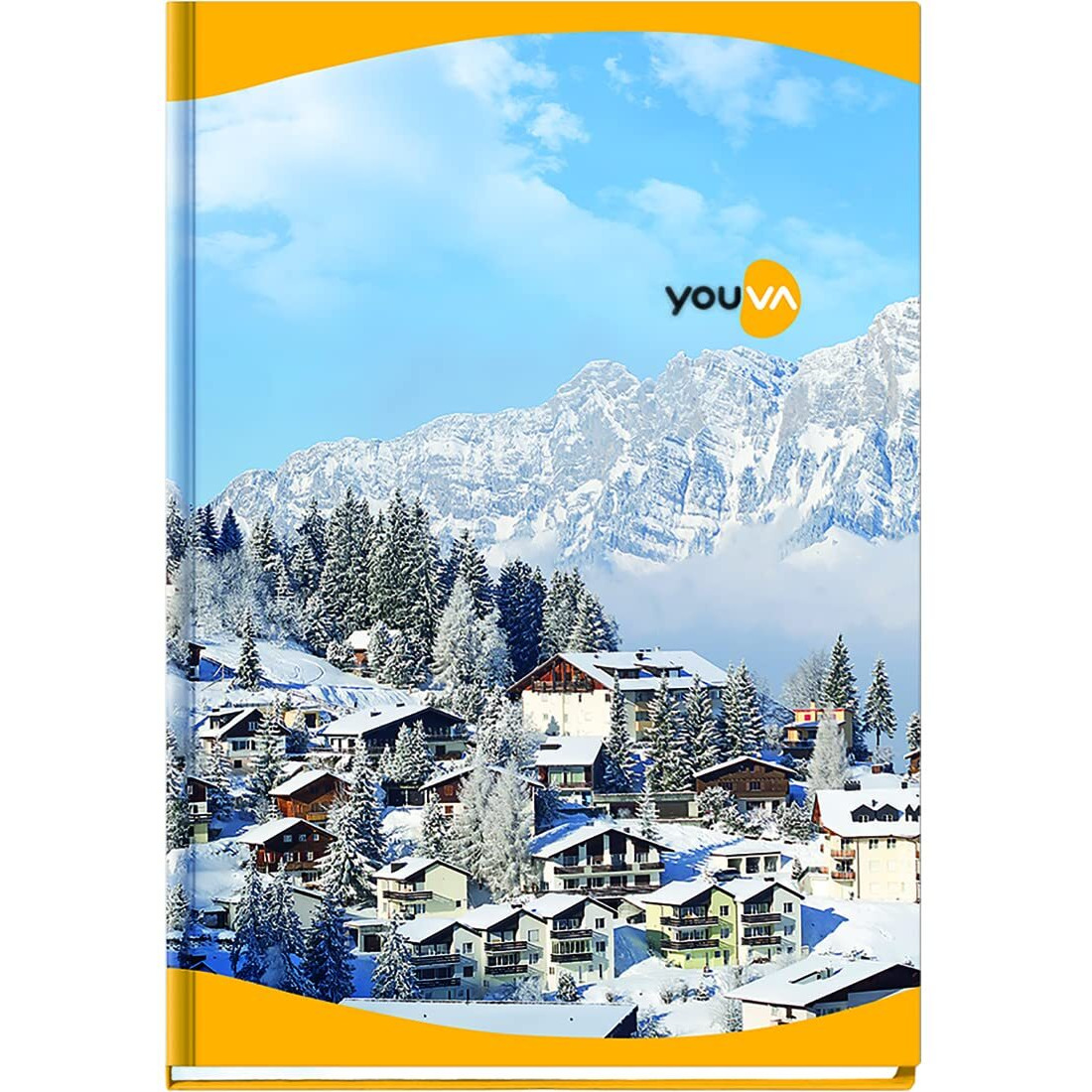 Navneet Youva Youva Case Bound/Hard Cover Long Book For Students, Shops And Office Use | Single Line | A4 Size - 21Cm X 29.7Cm | 288 Pages