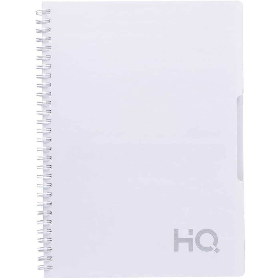 Youva Navneet Hq|Spiral Wiro Bound Notebook|17.6 Cm X 25 Cm|Single Line|160 Pages|White