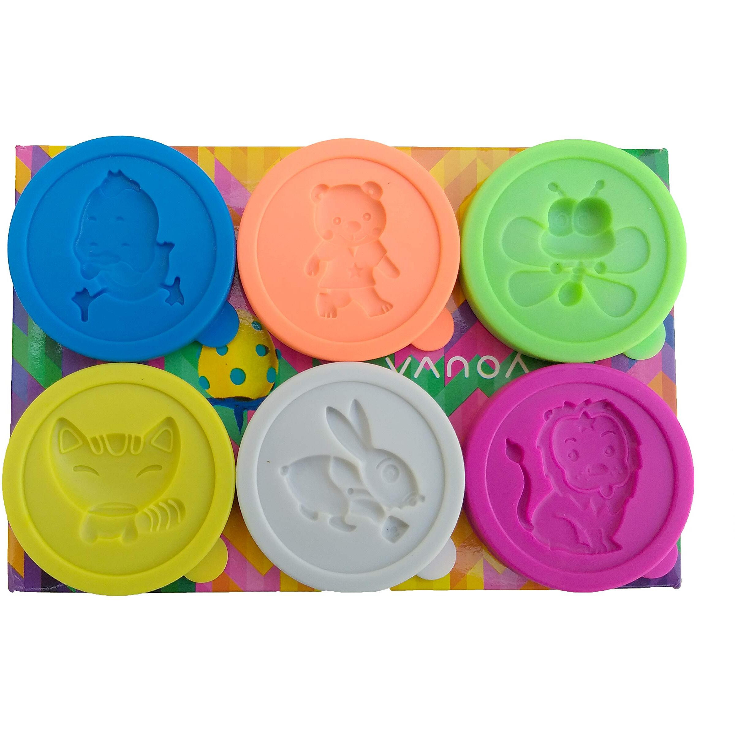 Navneet Youva | Dough Activity Set | Soft & Smooth Dough Makes Moulding Easy & Fun For Kids | 50G | Shades Of 6