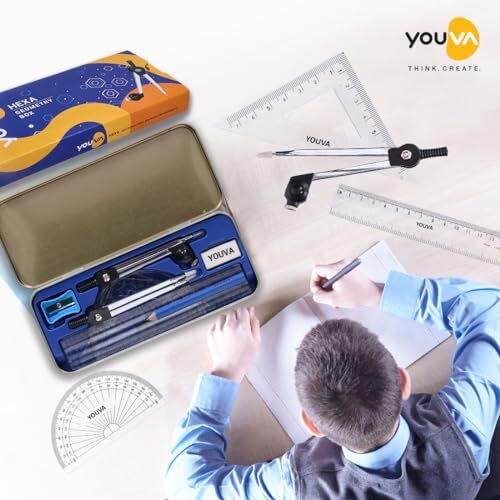 Navneet Youva | Hexa Geometry Box For Student Gift, Mathematical Box For Student