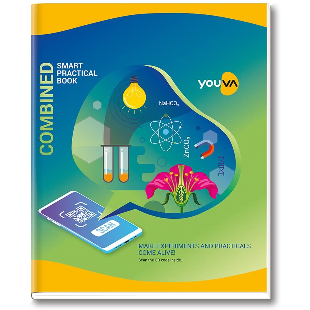 Navneet Youva Youva Hard Bound | Combined Practical Book (Physics, Biology & Chemistry) | 21.5 Cm X 28 Cm | 1 Ruled / 1 Plain | 96 Pages | Pack Of 3