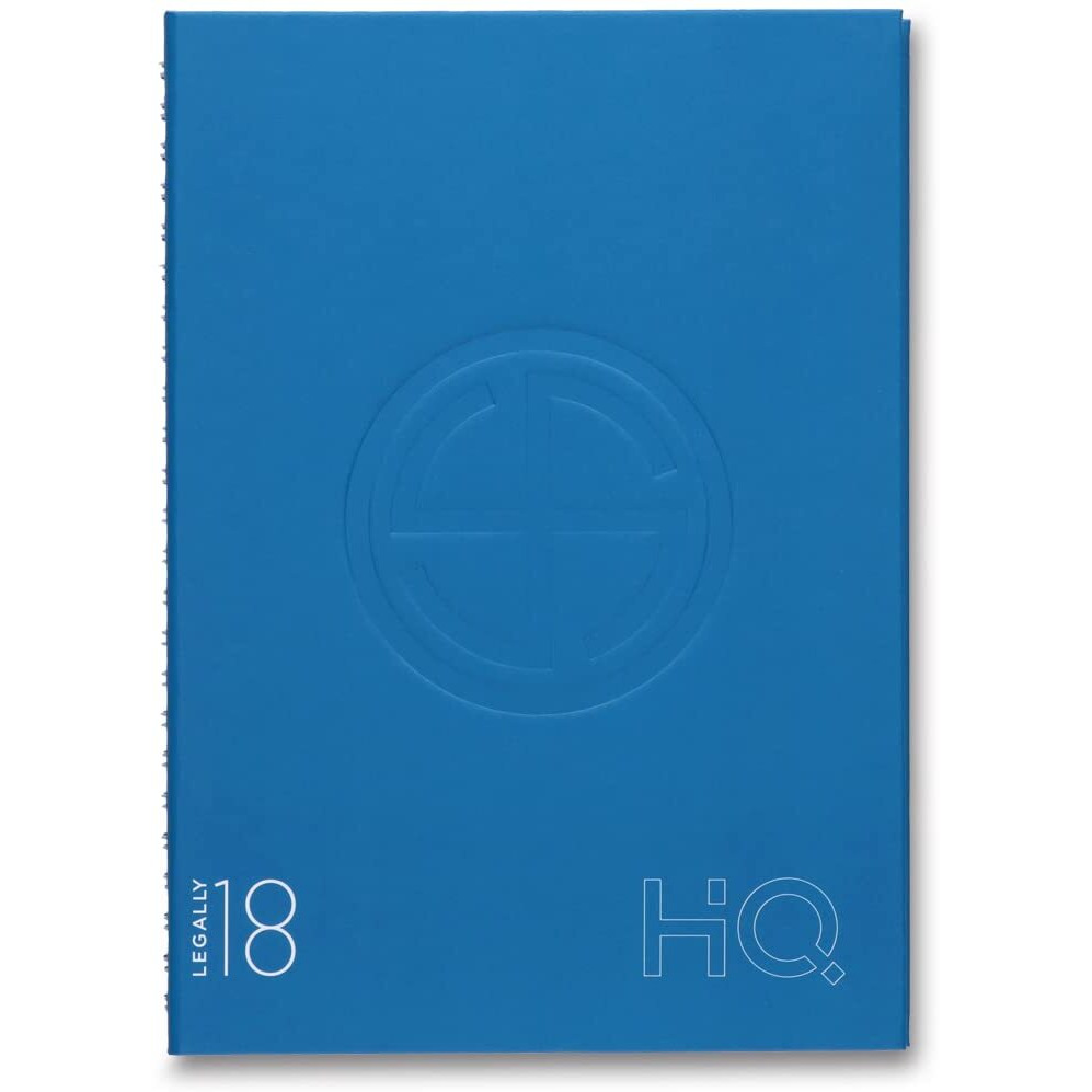 Youva Navneet Hq | Case Bound Spiral Wiro Notebook (A6 Size) Freedom | 192 Pages Blue, (27024-1)