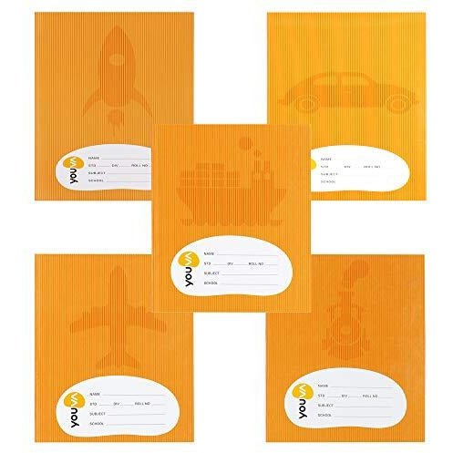 Youva Navneet | Brown Soft Bound Notebook | Jumbo Size 18 Cm X 24 Cm | Single Line | 120 Pages| Pack Of 12