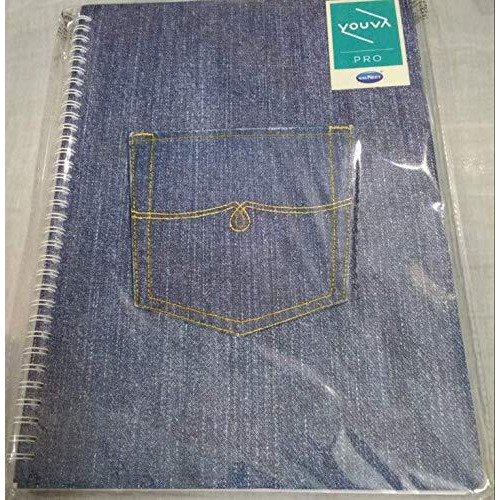 Navneet Youva | Denim Series | Wiro Bound | 21 Cm X 29.7 Cm | 172 Pages | Pack Of 2