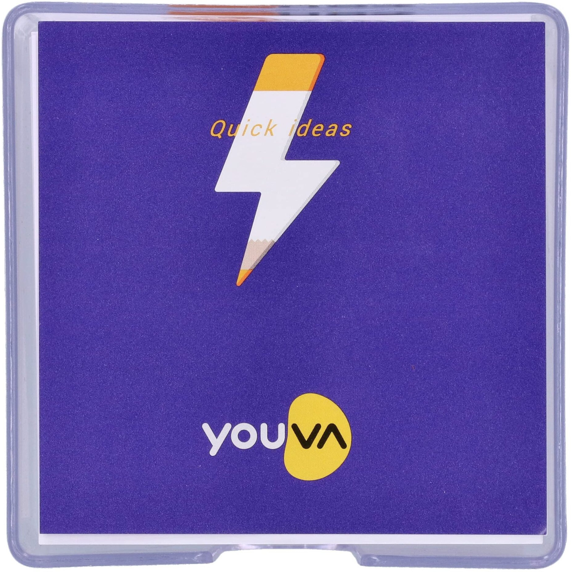 Youva Navneet Acrylic Office Memo Cube Pad For Important Note | 8.5 Cm X 8.5 Cm |700 Sheets