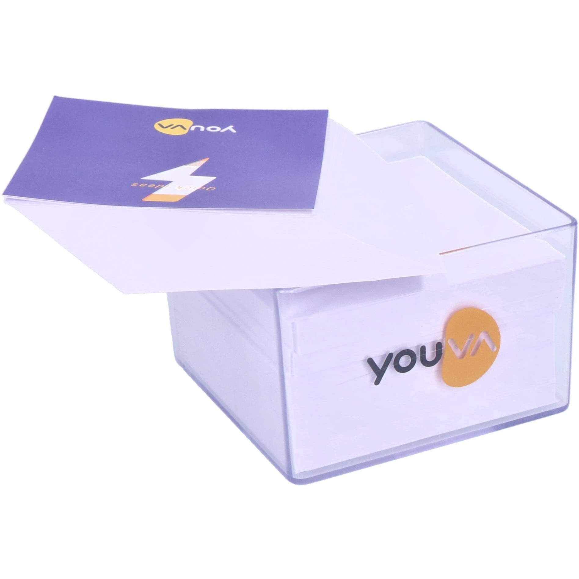 Youva Navneet Acrylic Office Memo Cube Pad For Important Note | 8.5 Cm X 8.5 Cm |700 Sheets