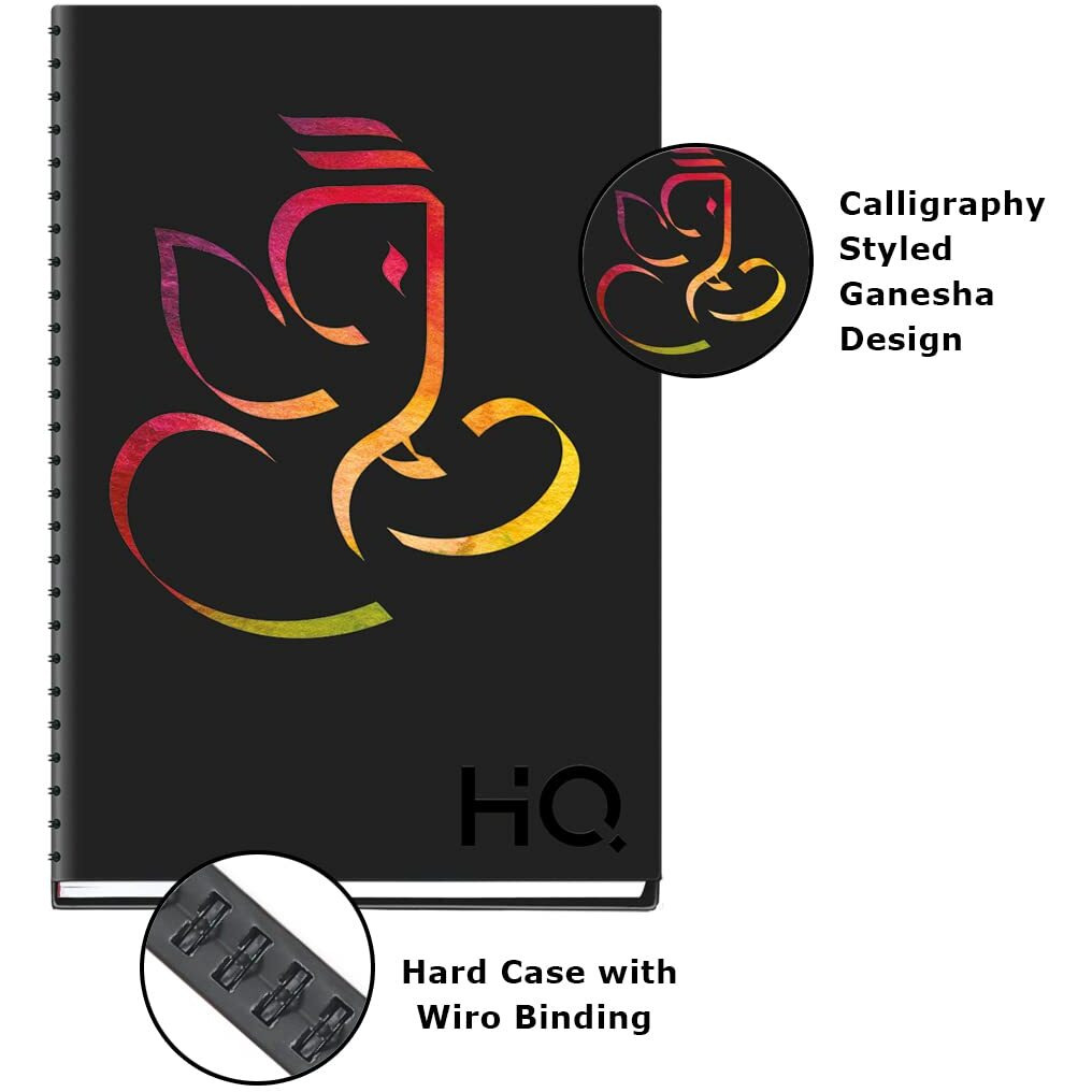 Navneet Youva Hq My Notes (A6 Size) | 192 Pages | Pack Of 2, Black, (27022-2)